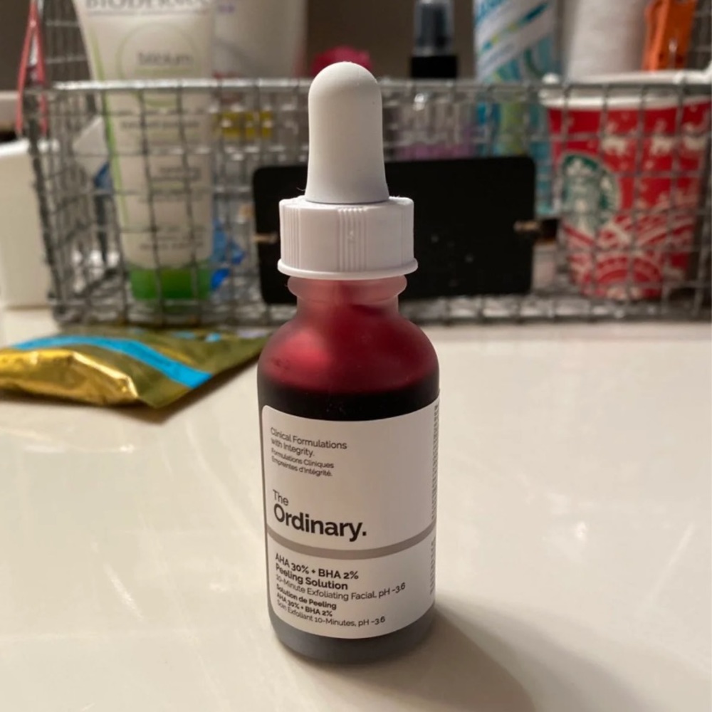 the ordinary red peel